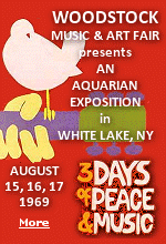 The Woodstock music festival, held on a dairy farm in New York in 1969, attracted an audience of 500,000, and was the pop culture music event of the decade.